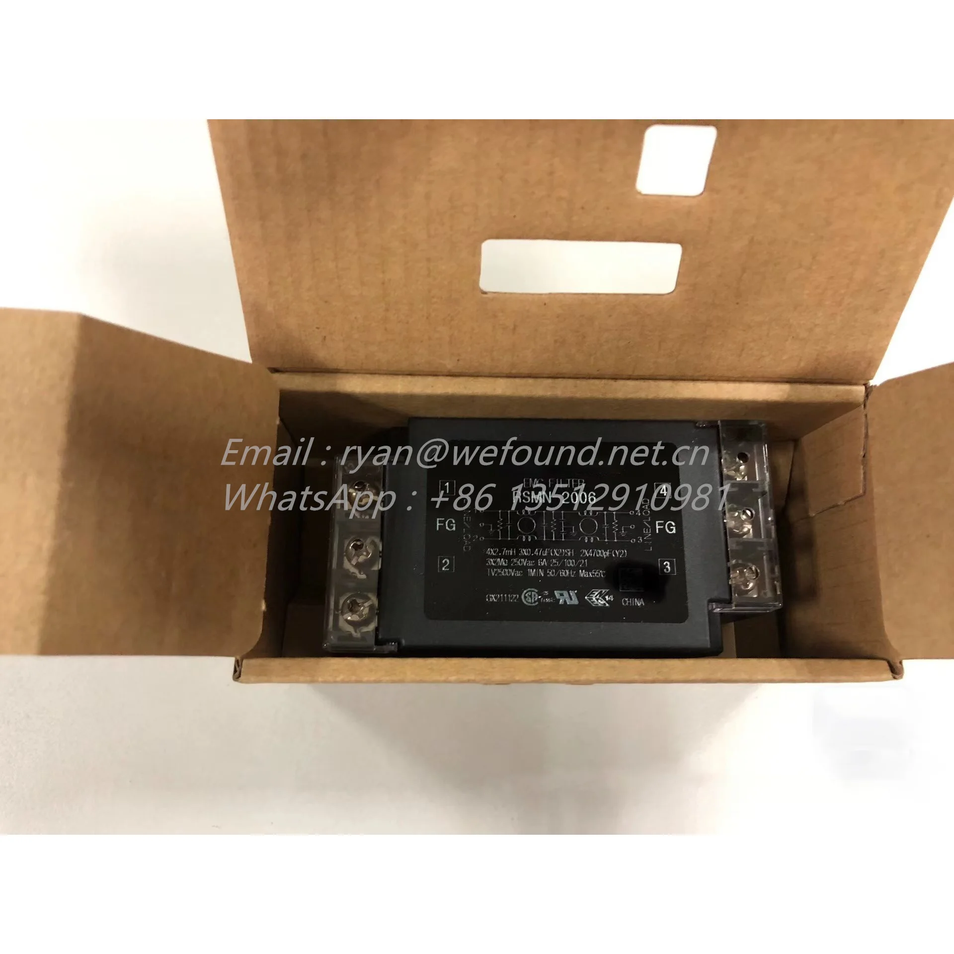 

RSMN-2006 for TDK-Lambda Power Line EMC Filters