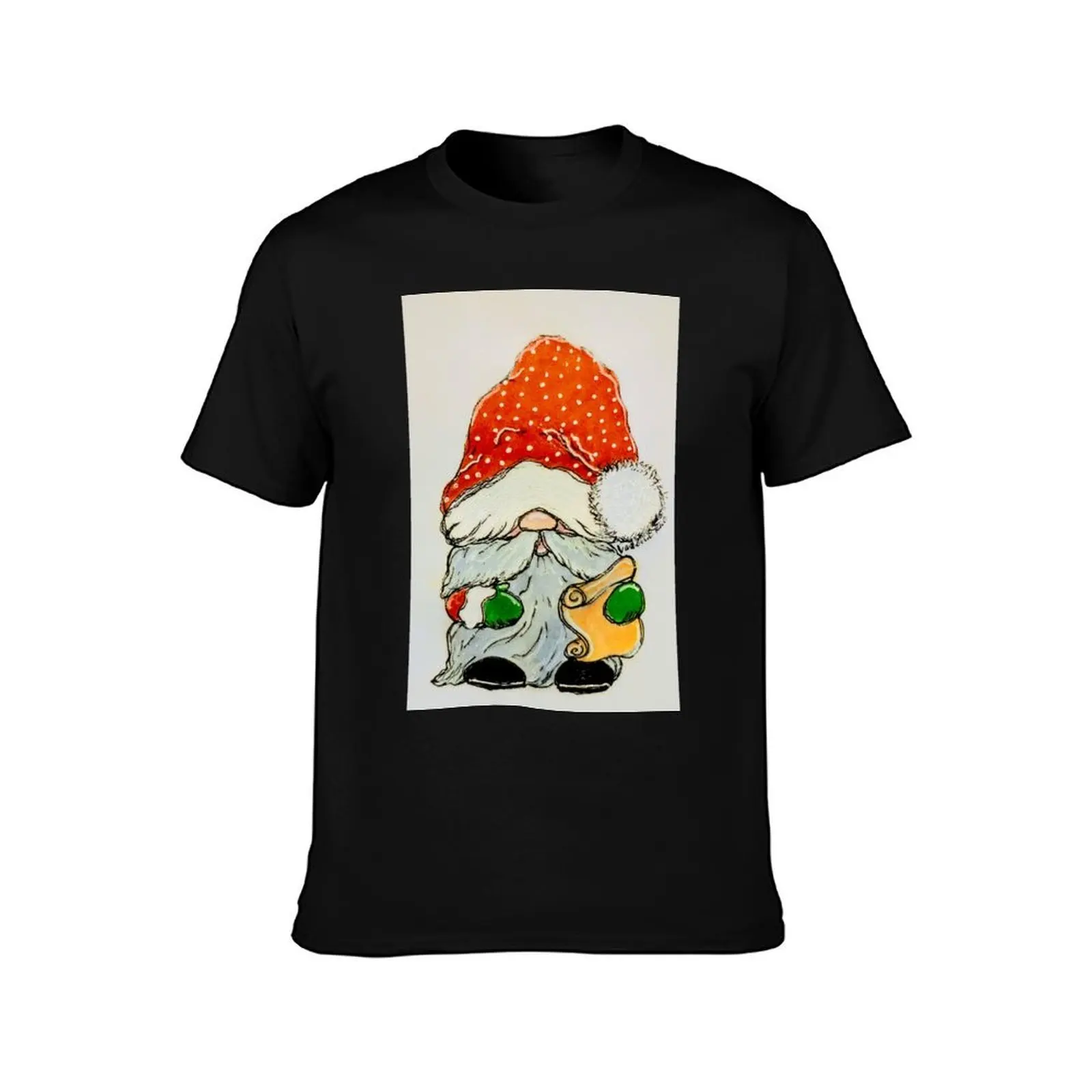 Santa Gnome T-Shirt Running Performance Short Sleeve Tee T-Shirt