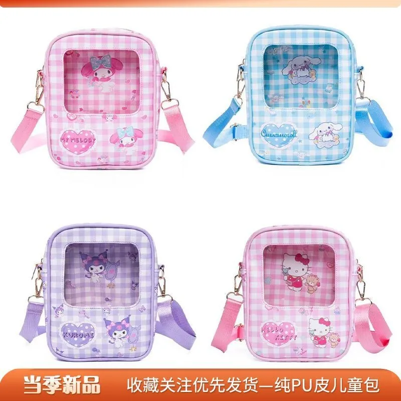 

Hello Kitty Cinnamoroll Anime Kawaii Sanrio Fashion Storage Bag Cute Cartoon Kuromi Crossbodybag Sweet Gifts for Girls