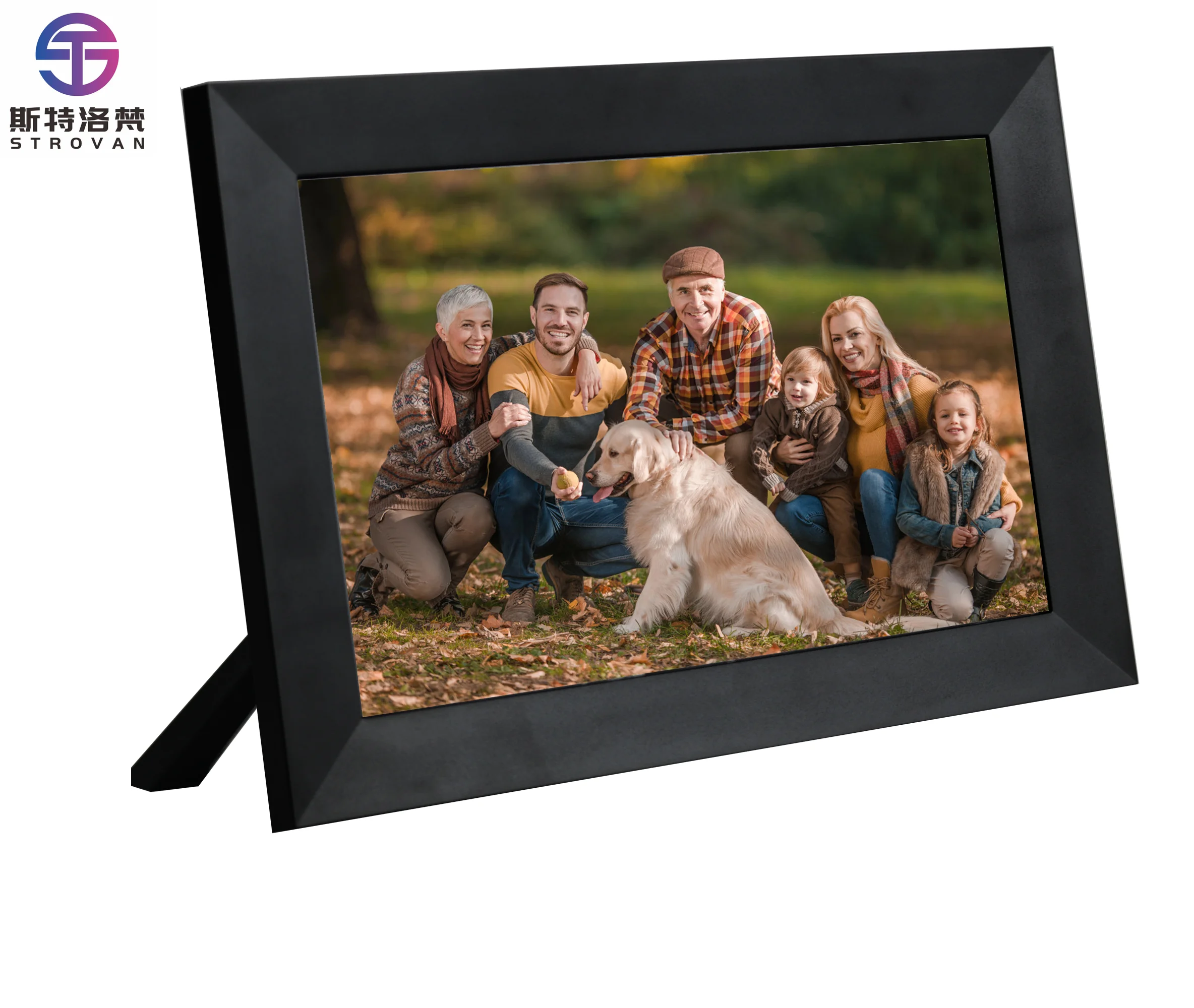 

10-Inch 1080P Screen Digital Photo Frame 32GB Memory Touch Screen WiFi Auto-Rotate Instantly Send Photos Clock
