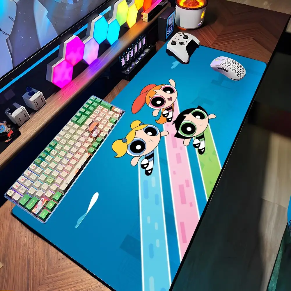 

The Powerpuff Girls Mouse Pad Large Rubber Tablepad PC Game Mousepad Laptop Desk Pad XXL Non-slip Computer Keyboard Mouse Mat