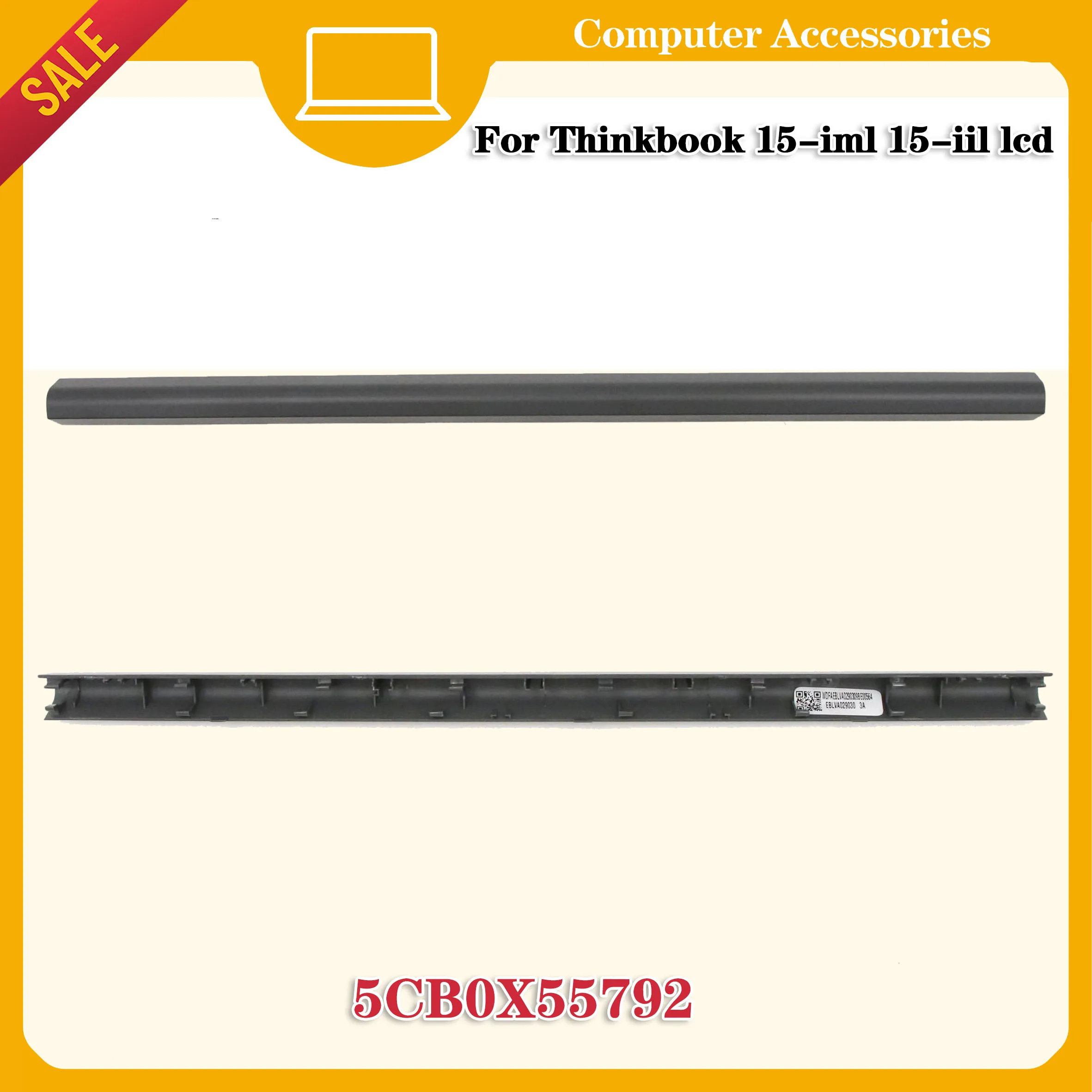 New 5cb0x55792 Eblva029030 Gray Is Applicable To Lenovo Thinkbook 15-iml 15-iil LCD Hinge Concave Cover Decorative Frame 20rw