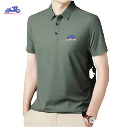 New Summer Embroidered CAMEL Polo Shirt for Men's High Quality Fashion Casual Comfortable and Breathable Short Sleeved T-shirt