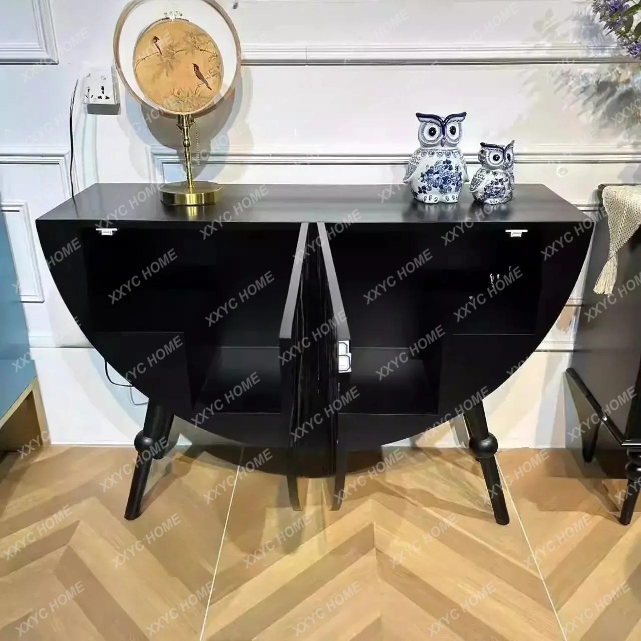 

painted retro decorative storage cabinet solid wood storage cabinetTJ