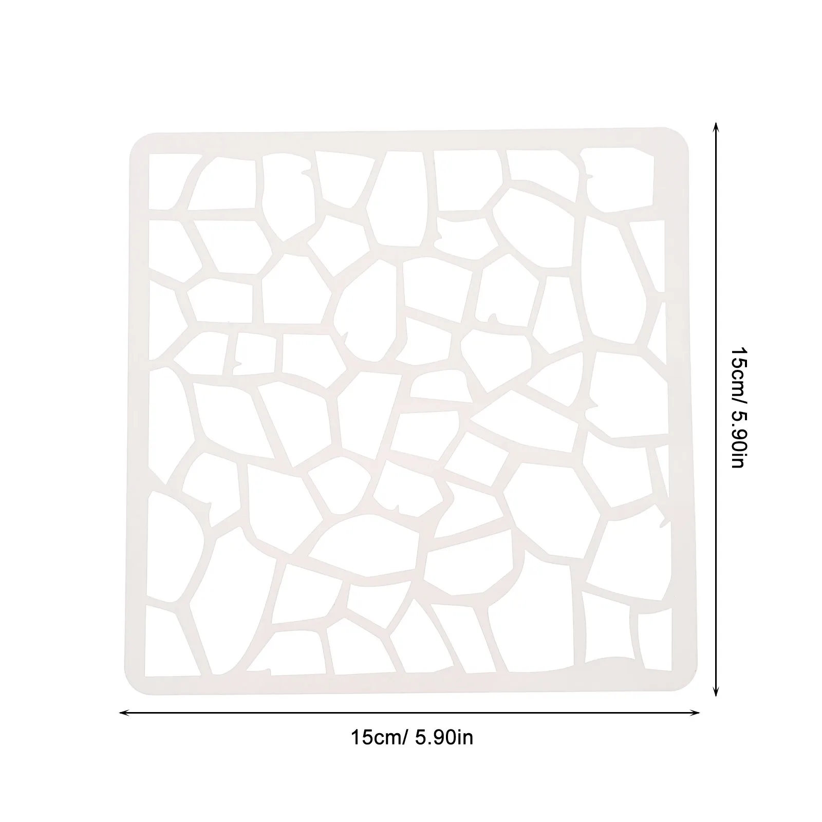 Reusable Geometric Stencils Pet Template for Art Painting DIY Craft Projects Wall Floor Wood Canvas Decoration Concrete Brick