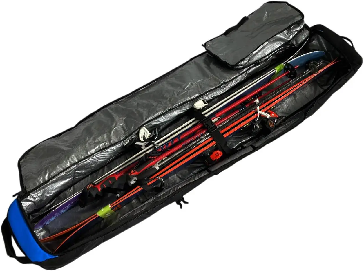 Ski Bag Ultimate Double - Premium High End Double Roller Travel Bag