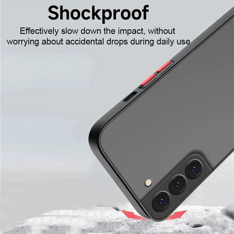 Matowe etui do Samsung Galaxy A15 A24 A25 M54 A54 A34 A14 F23 M23 F54 A04S Funda Coque półprzezroczyste twarde etui ochronne