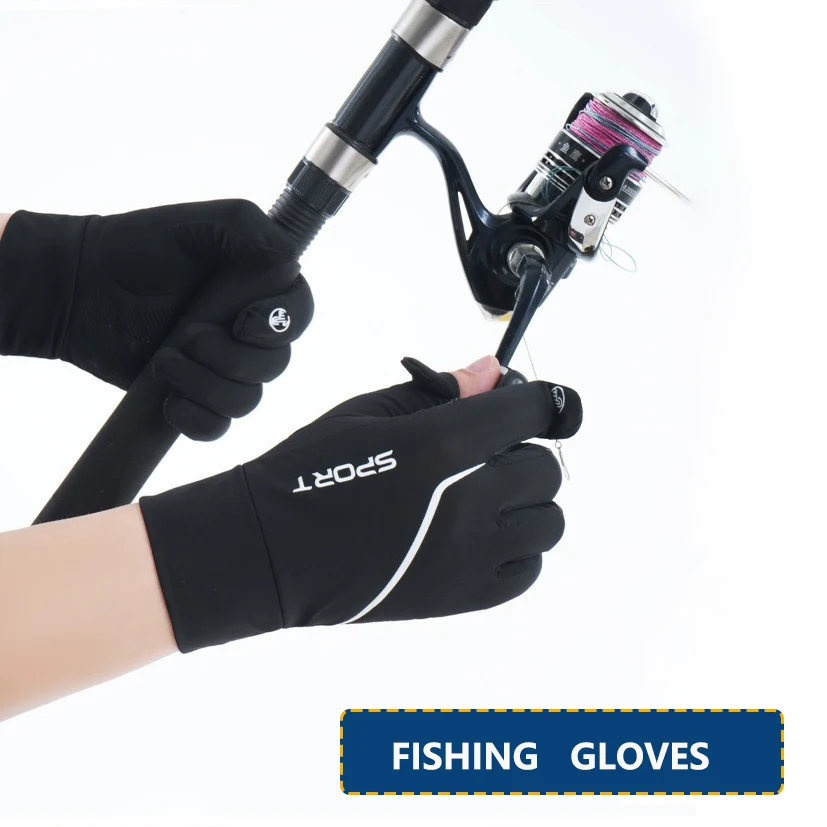 قفازات MuqiNush لصيد الأسماك والصيد والرياضة والجري وركوب الدراجات مقاومة للماء وغير قابلة للانزلاق للرجال والنساء لقيادة الجولف