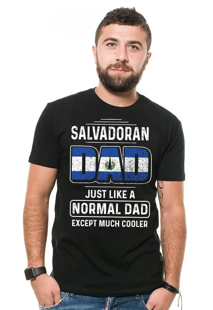 Salvadoran Dad T Shirt Mens Fathers Day Father'S Birthday Gift