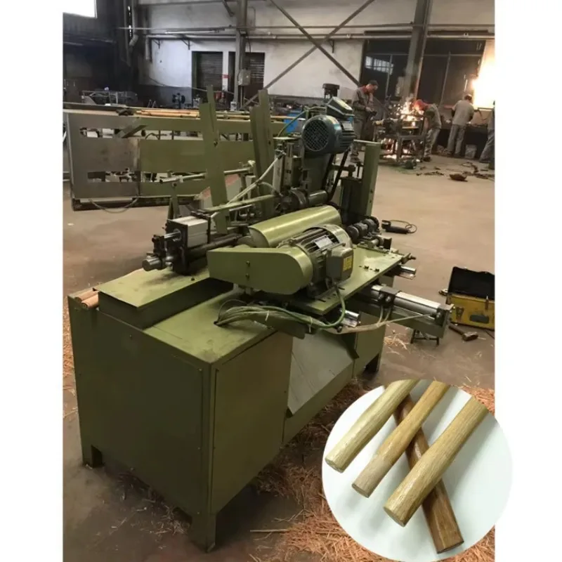 3.0KW Automatic Round Oval Irregular Shape Wooden Handle Generating Machine Cross Pick Handle Making Machine