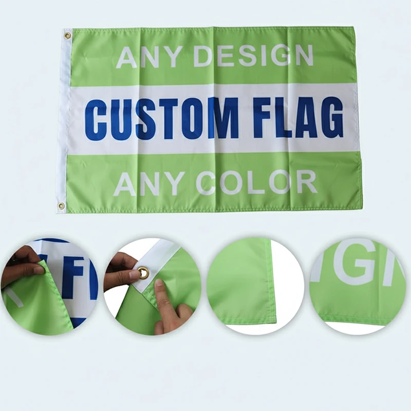 Custom Flag Any Design Design Outdoor Advertising Banner Decoration Party Sport