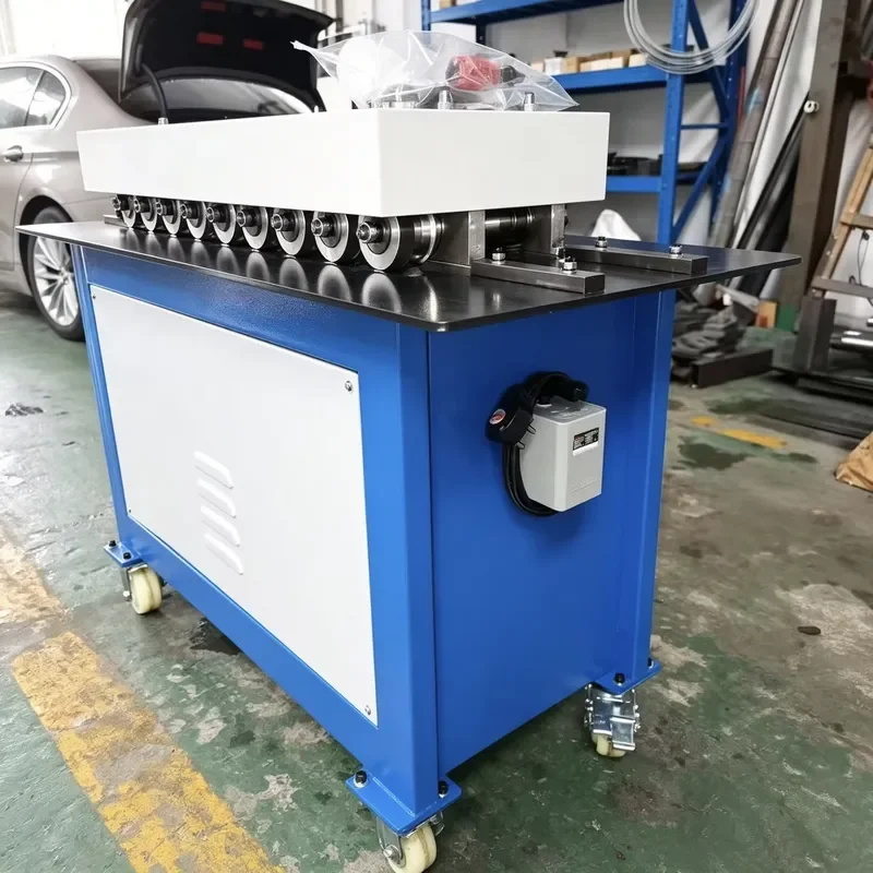 High Precision Air Duct Snap Forming Machine Industrial HVAC Sheet Metal Processing Equipment Automatic Pipe Making Tool for