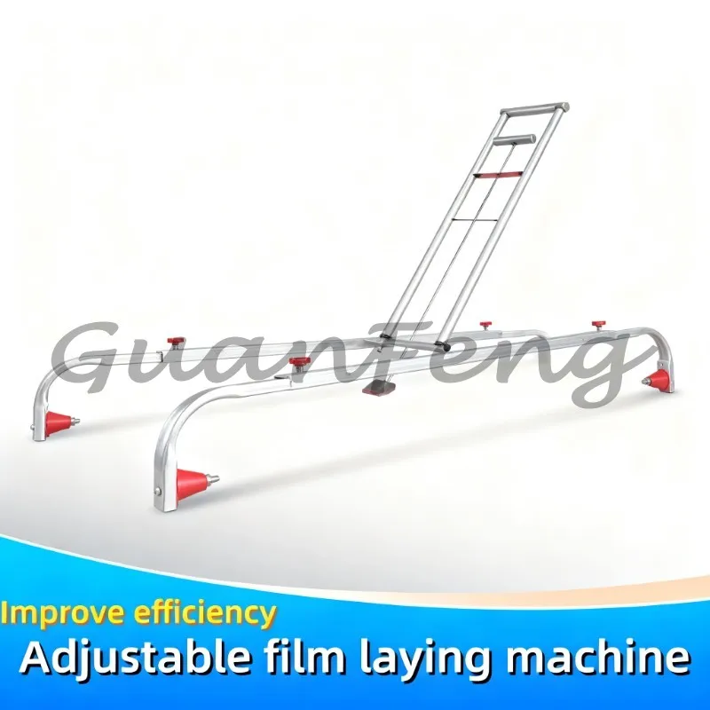 Multifunctional Manual‑Automatic Farm Plastic Mulch Laying Machine, Small‑Size Agricultural Film Pressing & Covering Tool
