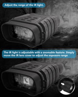 NV8150 Night Vision Device 8X Zoom Digital Tactical Hand Binocular Digital HD 4K Infrared 1080P Night Vision Device Telescope