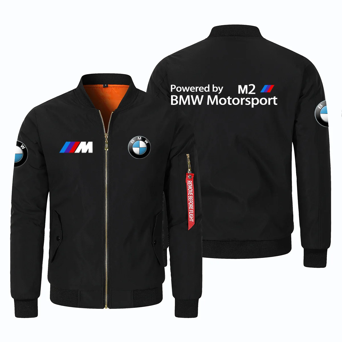 New Fashion Cool BMW Logo Patterned Jacket Men's Winter BMW Jacket Outdoor Sports Motorcycle Zipper Jacket Flying Racing Jacket