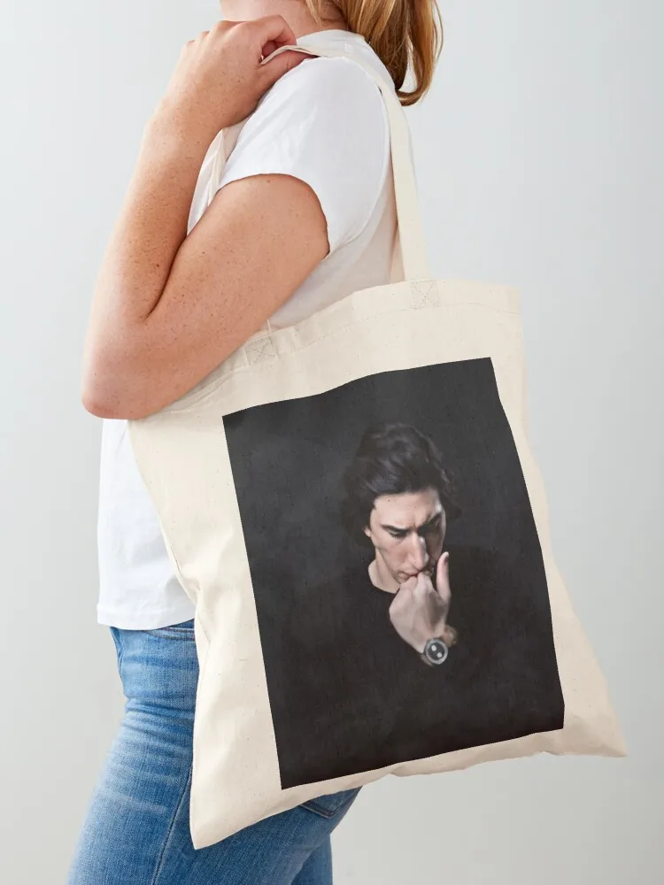 Adam Driver - Solemn Greek Statue in a Good Boy Sweater Tote Bag bag luxury women hand bags Canvas Tote Bag