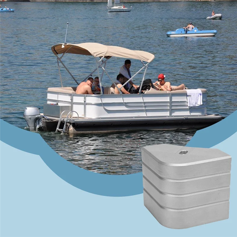 ABLK Aluminiowe Osłony Narożne do Łodzi Pontonowych, Kompatybilne z Osłonami na Wieże, Dachy, Wędkarstwo, Kampery, Kąt 90 Stopni, Zaokrąglone Części do Stacji Ładowania