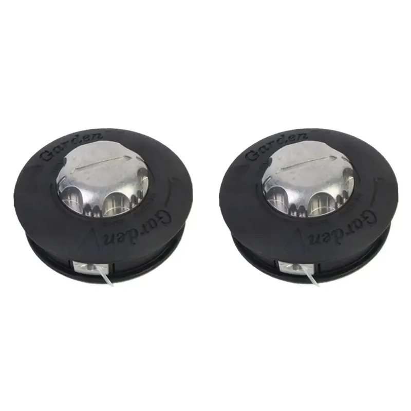 AT21-2X Universal M10 Nylon Automatic Grass Trimmer Head Brush Mower Bump Spool 2 Lines Cutter Thread Line String Saw
