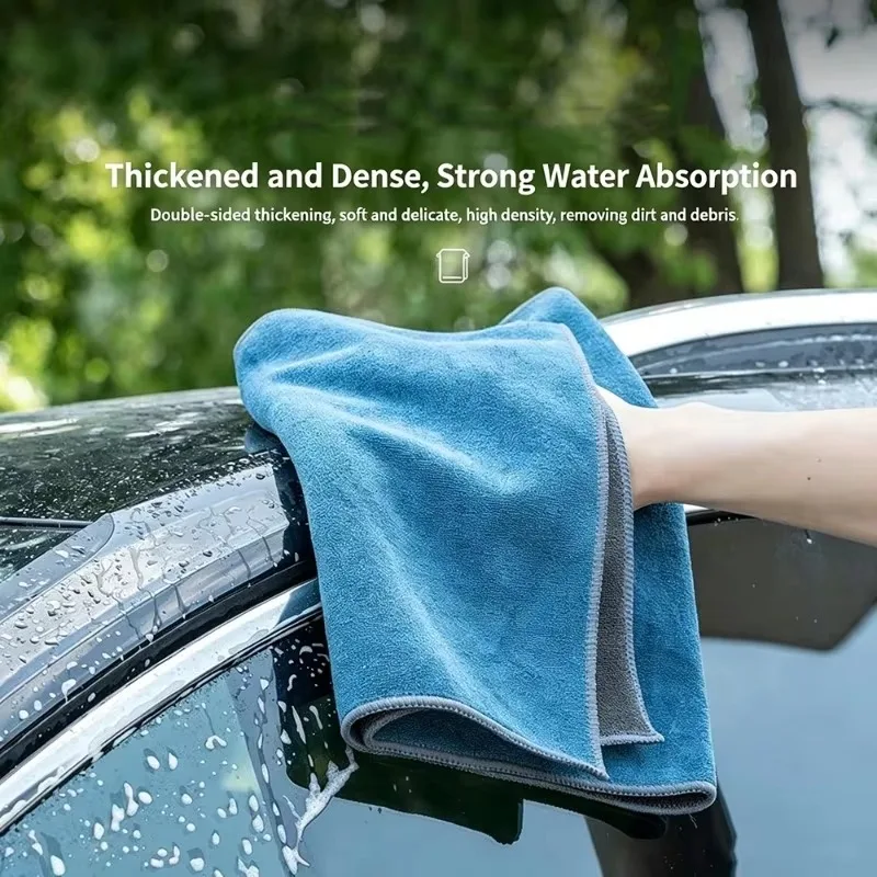 Microfiber Car Wash Towel 75X35cm Lint-Free Car Cleaning Towels Ultra-Soft Drying Cloth Car Detailing Washing Tools