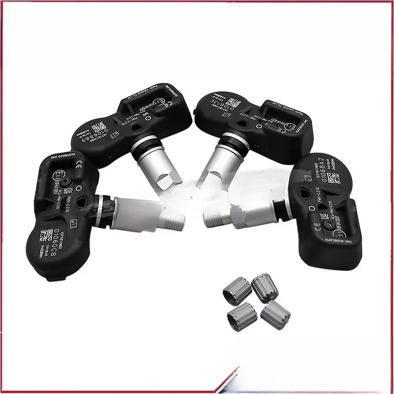 

4PCS PMV-C210 For Avensis Auris RAV4 Verso 42607-02031 42607-02030 42607-30070 TPMS Car Tire Pressure Sensor 433MHZ