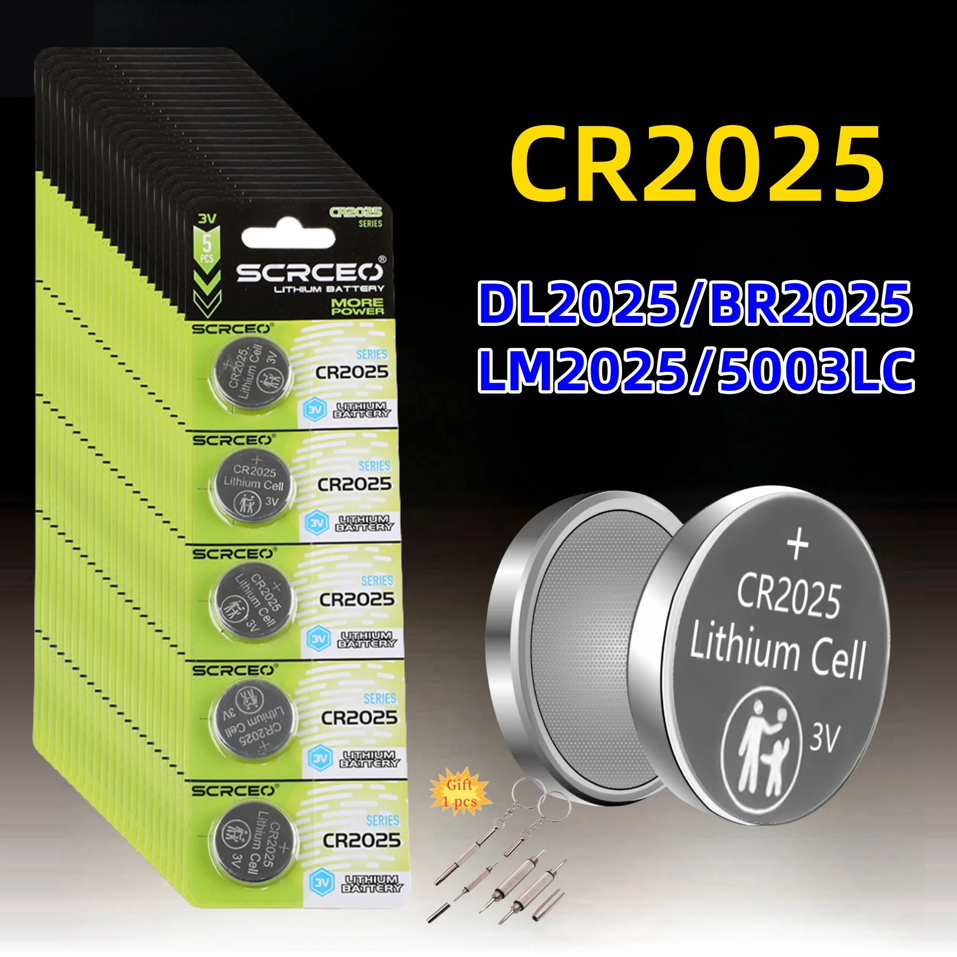 

2-50PCS 3V CR2025 CR 2025 Lithium Button Battery DL2025 BR2025 5003LC LM2025 Coin Cell Watch Batteries For Toys Clock Computer