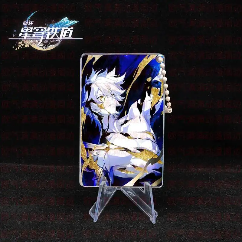 

Anime GAME Honkai: Star Rail Phainon Cosplay Metal Bookmarks Anime Bookmark Reading Markers Fan Stationery Flowing Sand Brick