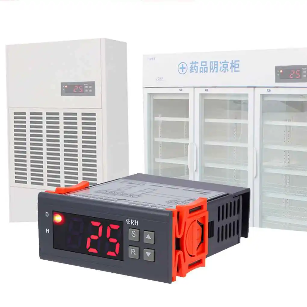 MH13001 AC220V Digital Air Humidity Controller 1%RH - 99%RH Hygrostat Humidistat Humidification Dehumidification Tool