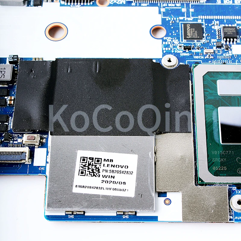 Imagem -04 - Placa-mãe Portátil para Lenovo Yoga Nm-c431 C74014iml Notebook Mainboard I5-10210u I7-10510u 8gb 12gb de Ram 5b20s42832 Completo Testado