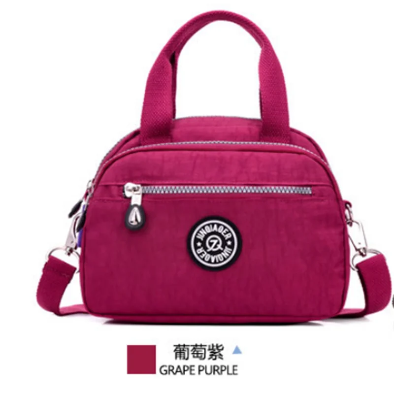 2023 New Double-sided Design Women Color Messenger Bags Small Waterproof Nylon Shoulder Bags Ladies Tote Bags Crossbody Bag