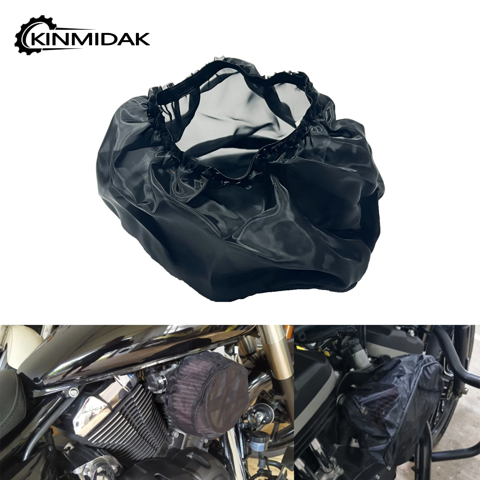 Tampa do filtro de ar da meia de chuva do filtro de ar da motocicleta para Harley Sportster 883 1200 Touring Road Glide Street Glide Softail Dyna