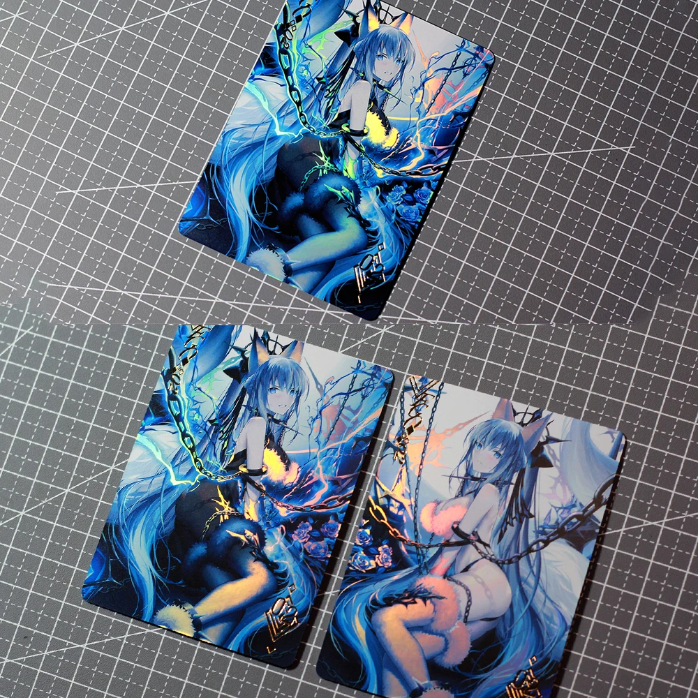 3Pcs/set diy Self Made Fate/Grand Order FATE Collection card Hot Stamping Color Flash Game Anime Card Gift Toys