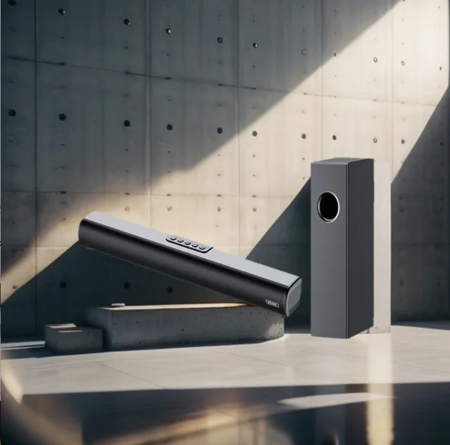 100W Home Theater Systems Surround Sound System for TV - 2.1" Subwoofer With ARC Optical AUX COA Input Wired Satellite Speakers