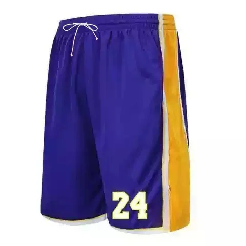 Sommer-Bestseller Herren Vertikaler Stern-Print Seitenstreifen Mesh Basketball-Shorts Schnelltrocknende Weiße Sport-Workout Fünf-Punkt-Shorts – Detail 4