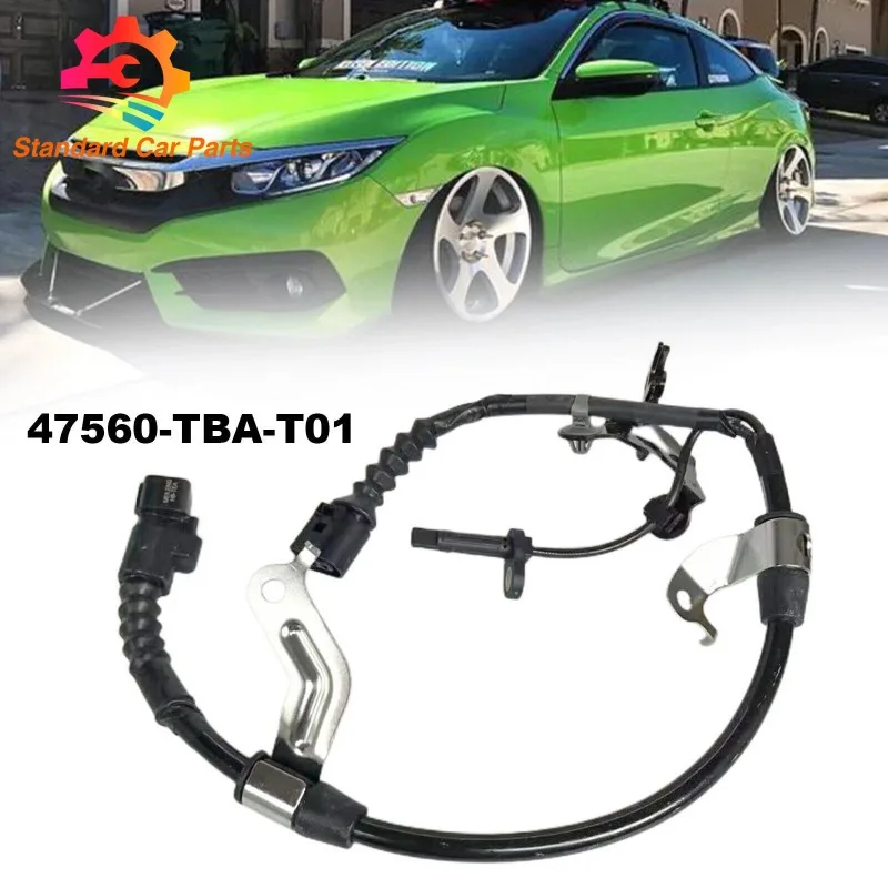 Rear Left ABS Wheel Speed Sensor 47560-TBA-T01 for Honda Civic 2016-2022 47560TBAT01