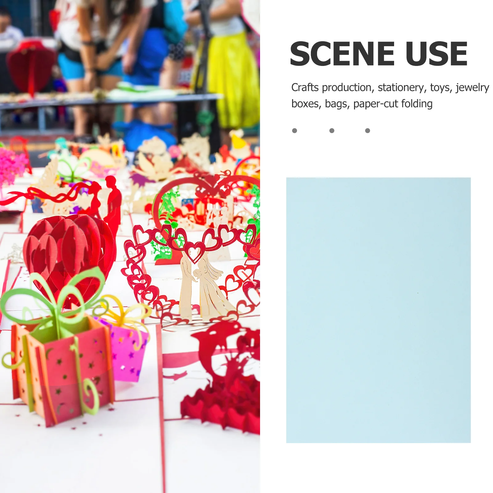 กระดาษพิมพ์สี 100 แผ่น A4 อเนกประสงค์สำหรับงานฝีมือ DIY โครงการโรงเรียน กระดาษงานศิลปะ กระดาษพิมพ์งานสำนักงาน