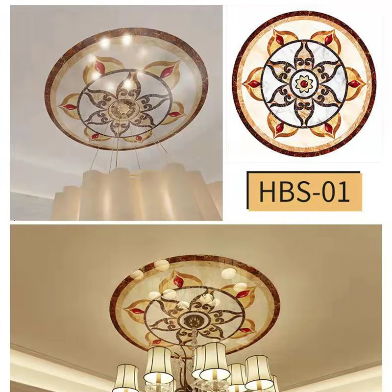 Ceiling ceiling decoration stickers living room chandelier decoration lamps self-adhesive roof round parquet stickers room top r