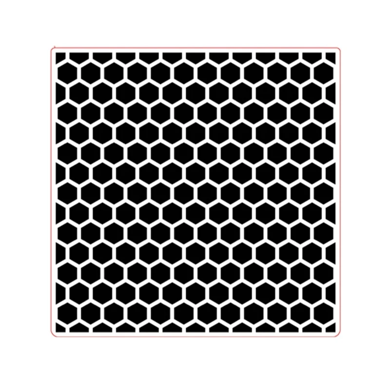 62KD Textured Plastic Embossing Folder Paper Embossing Tool 6x6Inch for Card Making Scrapbooking Photo Album Decoration