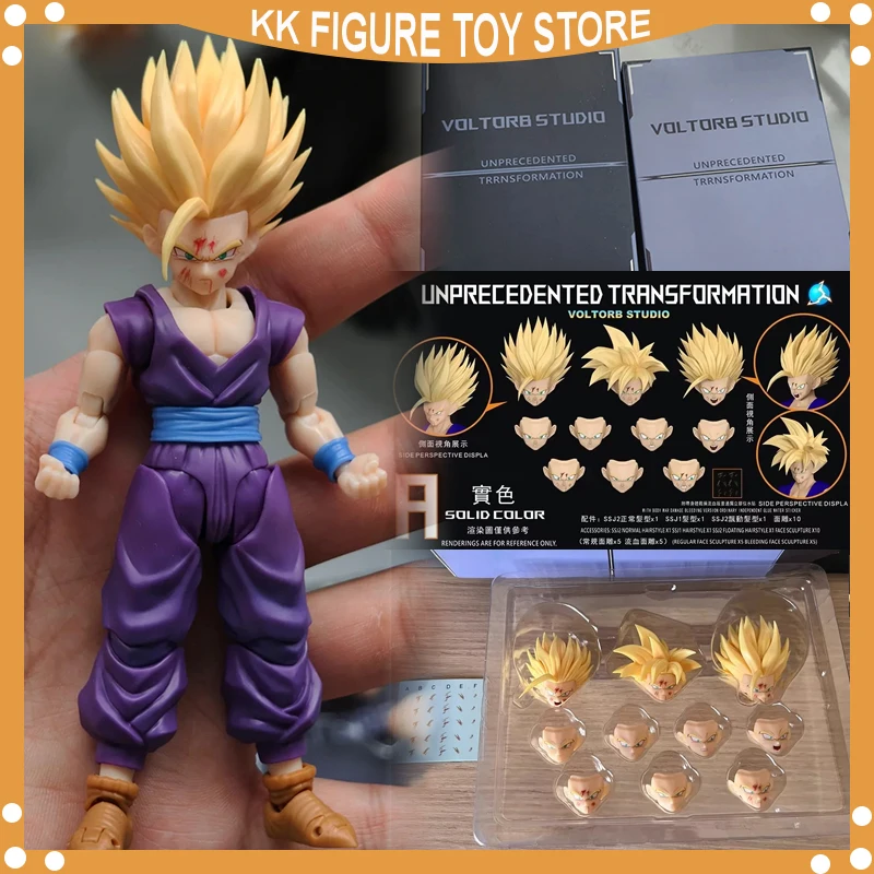 

Фигурка LEFMA&RECUSTOM Voltorb Studio Dragon Ball Super Saiyan 2 Сон Гохан с поврежденной головой, аксессуары, игрушки, подарки