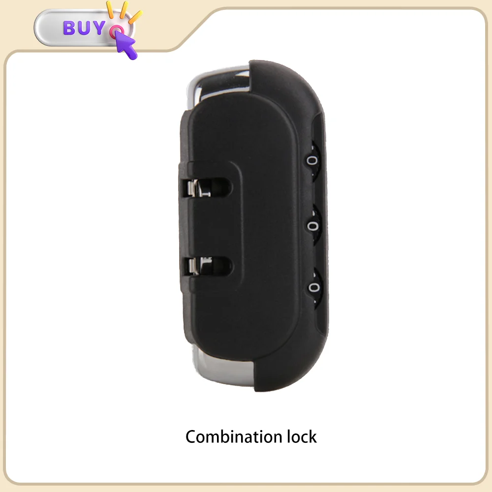 

Suitcase trolley case Black accessories Combination lock Fixed lock Suitcase security anti-theft lock zipper lock head