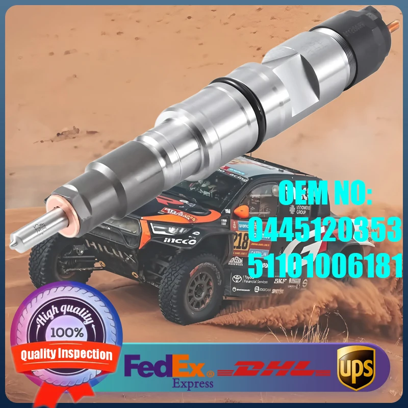 

High Quality Common Rail Fuel Injector 0445120353 51101006169 51101006181 Suitable for MAN TGS TGX Truck