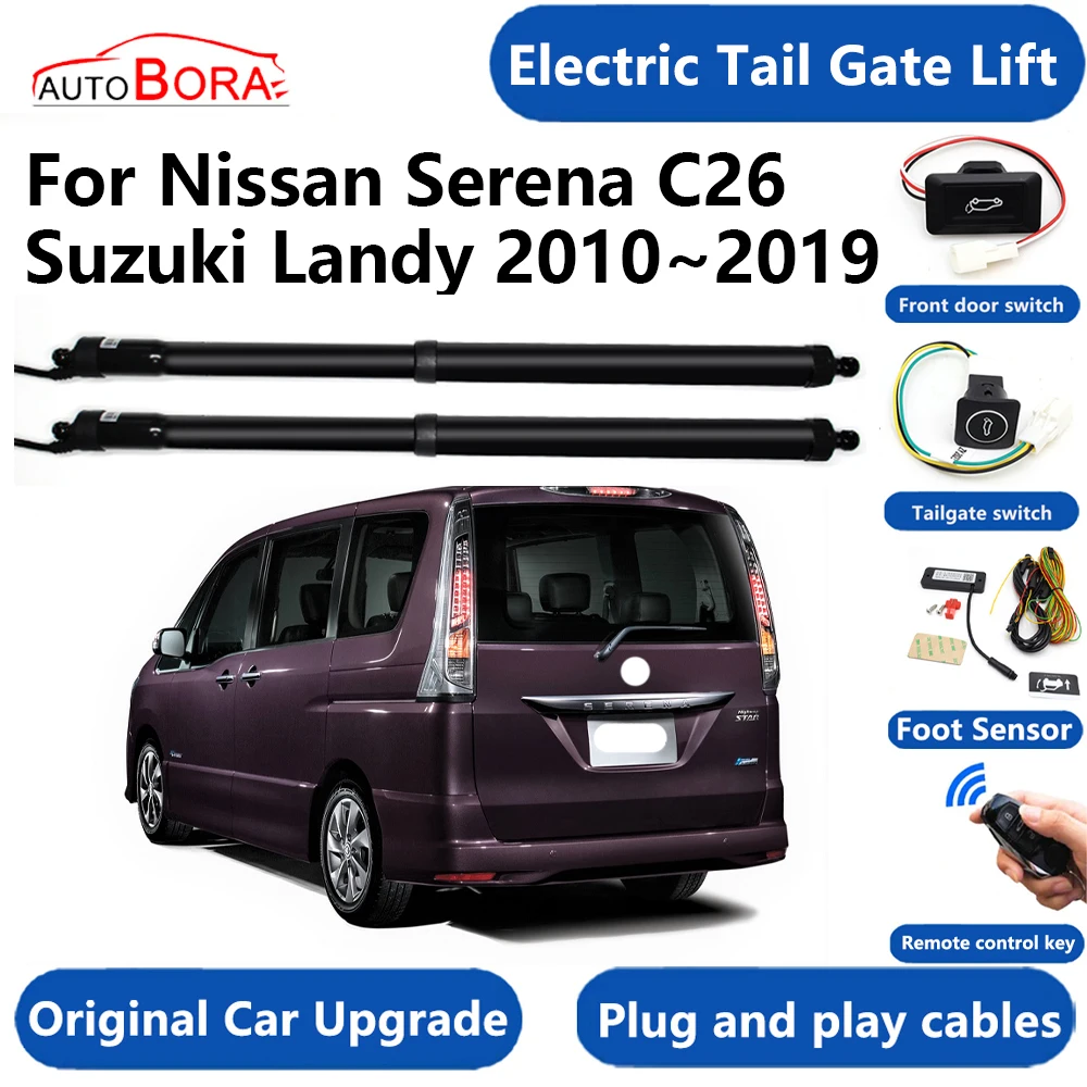 for Nissan Serena Suzuki Landy 2010~2019 Car Electric Tail Gate Lift System Power Liftgate Kit Auto Automatic Tailgate Opener