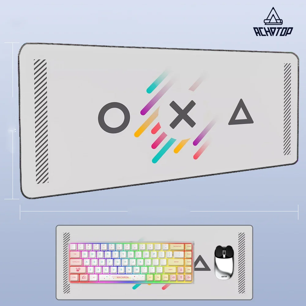 big Mousepads O X Anime Mouse Pad Large Gaming Desk Pad Cartoon Keyboard Gamer Mat Desk Protector Pc Gaming Mousepadss