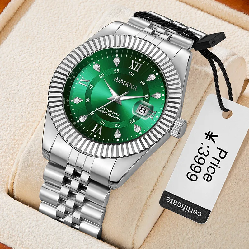 ساعة ايمانا مصممة بشكل أنيق للارتداء اليومي مناسبة للرجال والنساء