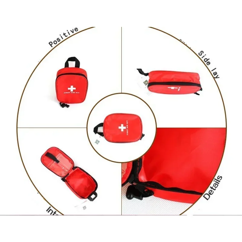 Embalaje de viaje de alta calidad, práctica bolsa de depósito de medicina de primeros auxilios, viajes de negocios, Stock de pie, paquete de almacenamiento para ahorrar espacio