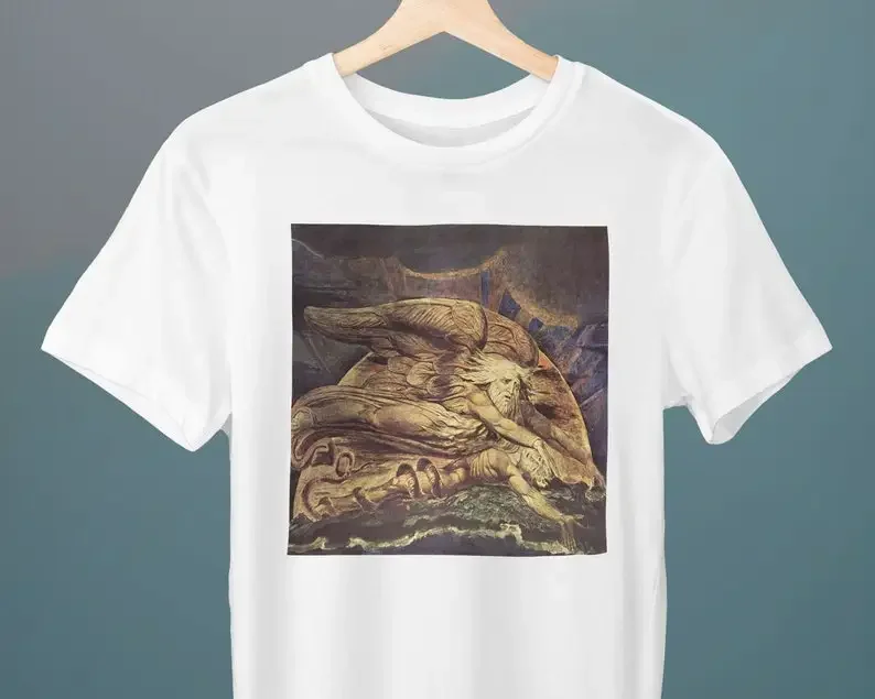 Elohim Creating Adam, William Blake Painting, Unisex T-Shirt, Art T-Shirt, Gift for Her