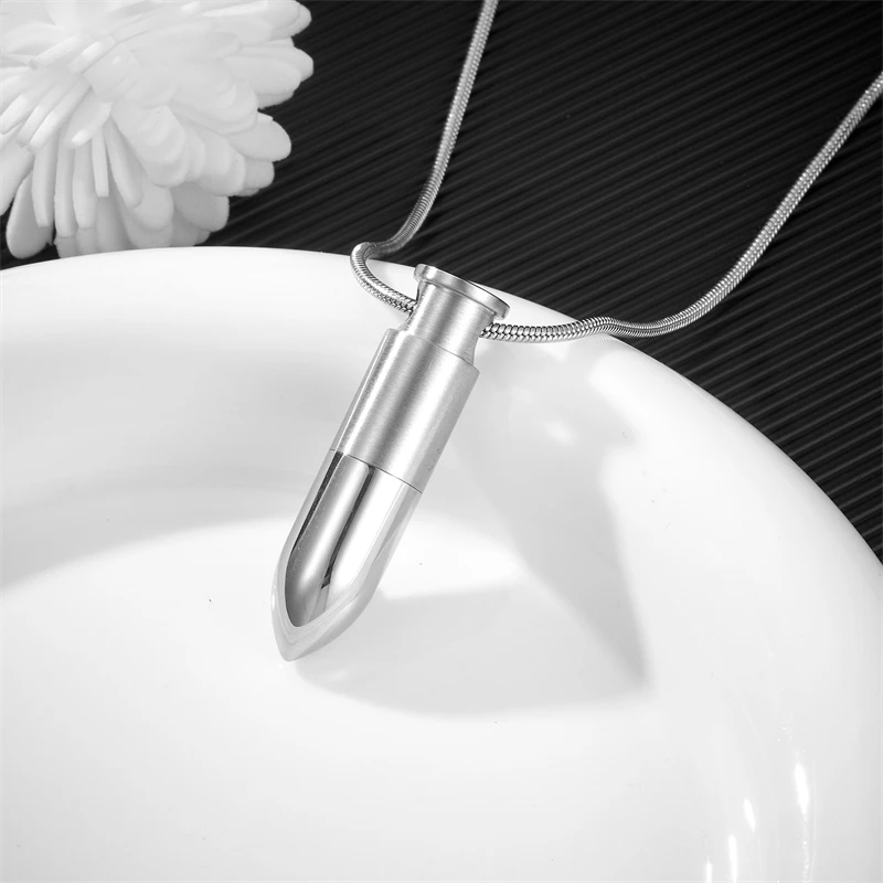 Urnen-Halskette für Asche, Urnen-Schmuck, Forever in My Heart, Edelstahl-Andenken, wasserdichter Gedenkanhänger – Detail 2