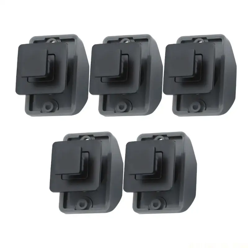 

J0MA 5Pcs Metal Push Button Cabinet Locks Keyless Cupboard Lock For Campers Boat Marine Easy Install 3 Color Available