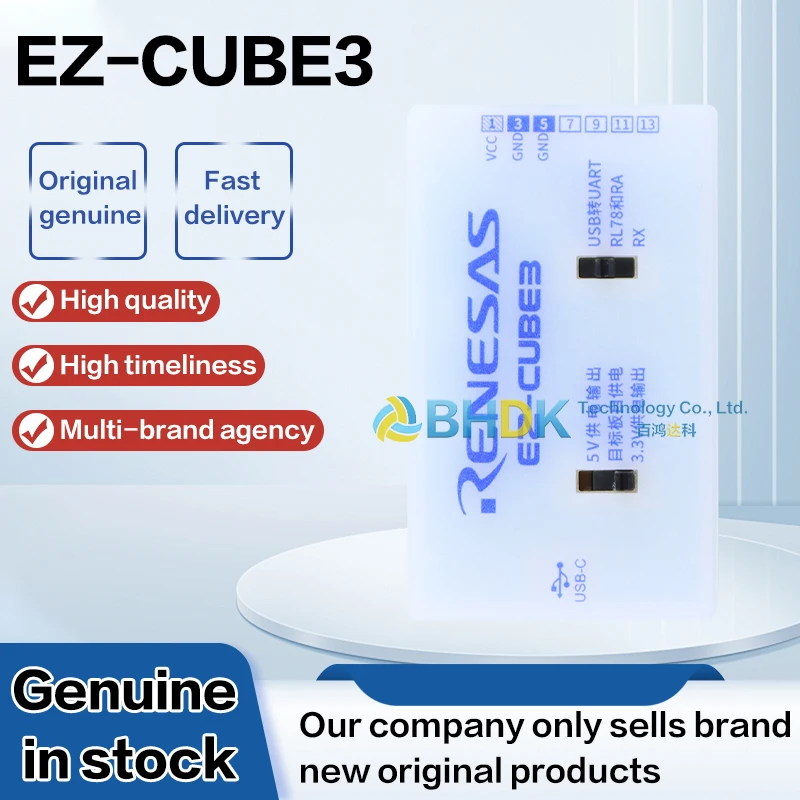 For EZ-CUBE3 Renesas MCU Debugger Programmer Emulator For RA RL78 RX Series With USB UART Function