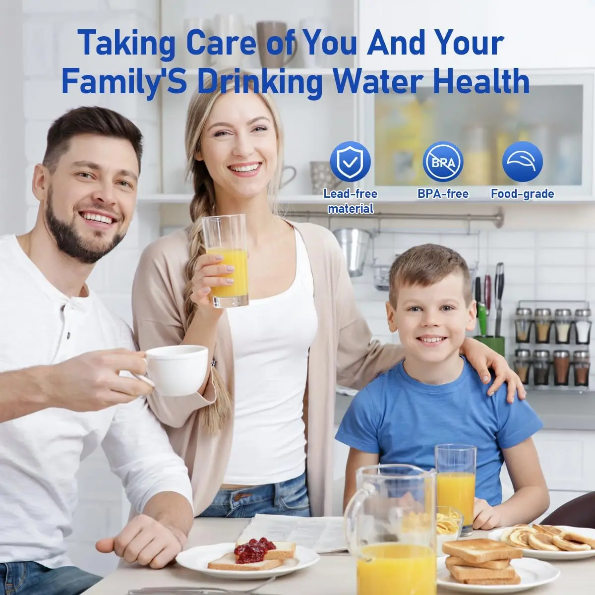 

Water Filter Replacement Compatible with Brita Water Pitchers and Dispensers, for Classic 35557, OB03, Mavea 107007, Packs of 5