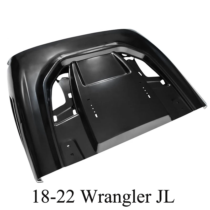 VISHN fit for Jeep 2018-2024 Wrangler JL 10th Anniversary Engine Hood Cover Bonnet  Protecter Steel